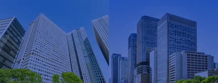 株式会社朝日信託の東京オフィスと大阪オフィス